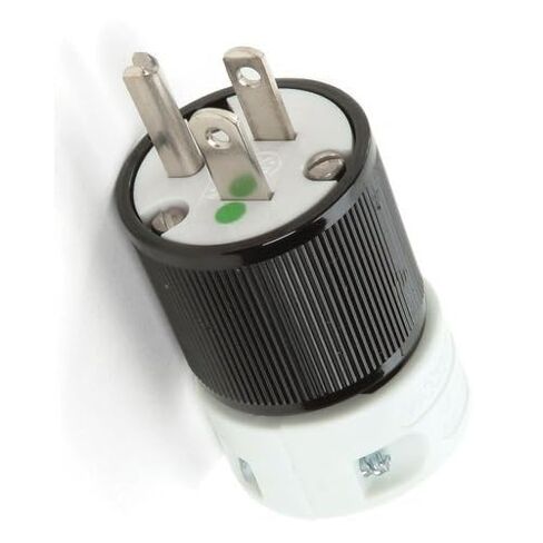 1pc 2-Pole 3-Wire Industrial Plug - 20A 125V Replacement Connector for Reliable Electrical Connections in Saudi Arabia