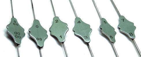 6 Pcs Bowman Lacrimal Probe 6" Surgical Dental ENT 0000-000, 00-0, 1-2, 3-4, 5-6, 7-8 in Saudi Arabia