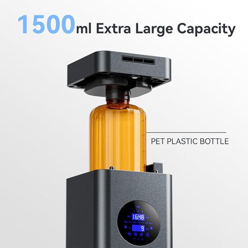 ماكينة هواء برائحة 1500 مل من Aromadd للمنزل، تغطية 4000 قدم مربع، موزع بدون ماء، موزع روائح الزيوت العطرية، موزع روائح الفنادق، بخاخات الهواء البارد لغرفة كبيرة في مكتب الفندق (رمادي تيتانيوم) in Kuwait