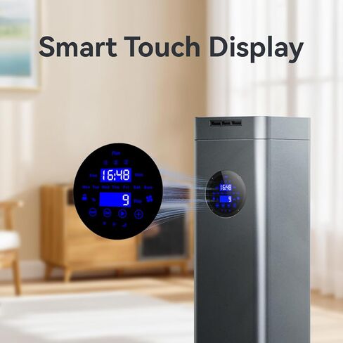 ماكينة هواء برائحة 1500 مل من Aromadd للمنزل، تغطية 4000 قدم مربع، موزع بدون ماء، موزع روائح الزيوت العطرية، موزع روائح الفنادق، بخاخات الهواء البارد لغرفة كبيرة في مكتب الفندق (رمادي تيتانيوم) in Kuwait