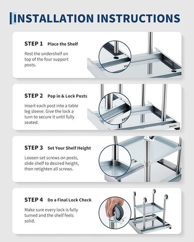 طاولة عمل من الفولاذ المقاوم للصدأ شديدة التحمل مقاس 24 × 24 بوصة مع سبلاش خلفي قابل للفصل من 3 جوانب، رف سفلي قابل للتعديل، عجلات قفل، طاولة إعداد تجارية للمطعم، المطبخ، المرآب in Kuwait