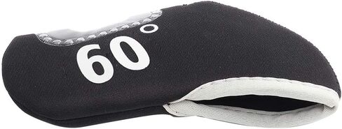 Neoprene Irons Headcover, Flexible for All Irons, 7 Options Available, Plastic Window, Irons Cover, 48°-60° in Saudi Arabia