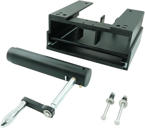 Adjustable Manual Boat Jack Plate for Outboard Motors Up to 30hp, Standard Manual Jack Plate with Easy On-Water Adjustment, High Grade Marine Material, Black in Kuwait