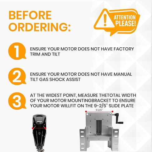 Adjustable Manual Boat Jack Plate – High Grade Marine Aluminum –for up to 30hp Outboard Boat Motors in Kuwait