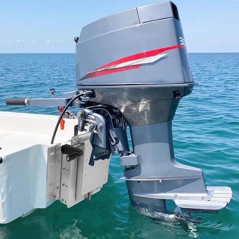 Adjustable Manual Boat Jack Plate – High Grade Marine Aluminum –for up to 30hp Outboard Boat Motors in Kuwait