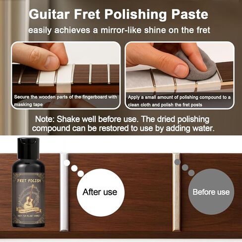 9pcs Guitar Cleaning Maintenance Kit with Guitar Cleaner, Polish, Fretboard Oil, String Oil, for All Guitar Types, Ideal for Beginners, Players, and Collectors in Kuwait