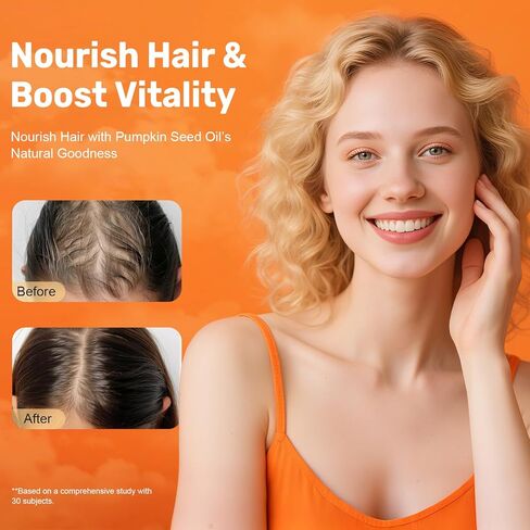 Pumpkin Seed Oil with Saw Palmetto Softgels, 3000mg Per Serving, 600 Softgels | Cold-Pressed with Essential Fatty Acids & Phytosterols | Supports Hair, Urinary, Bladder & Prostate Health | Non-GMO in Kuwait