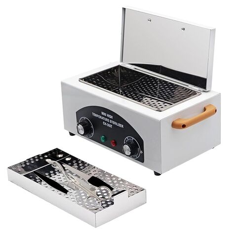 1.5L Autoclave Cabinet,High Temperature Autoclave Sterilizers,Dry Heat Sterilizer Machine for Nail Art Tool Equipment and Dental Instrument（White) in Kuwait