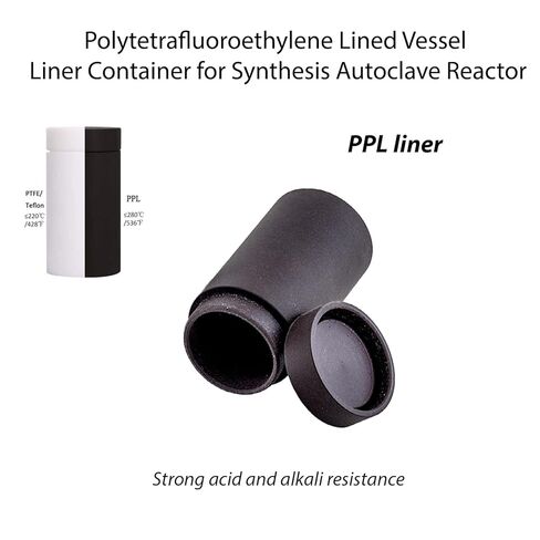 مفاعل الأوتوكلاف التوليفي الحراري المائي مع وعاء مبطن بـ PPL سعة 50 مل / 1.69 أونصة سائلة in Kuwait