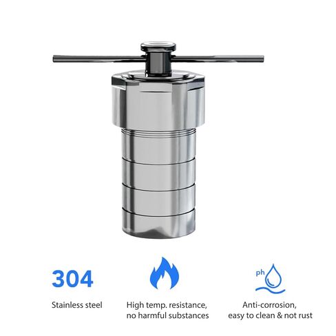 مفاعل الأوتوكلاف التوليفي الحراري المائي مع وعاء مبطن بـ PPL سعة 50 مل / 1.69 أونصة سائلة in Kuwait