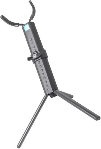 Foldable Tenor Saxophone Stand Bracket Portable Instrument Holder with Blue Case for Tenor Saxophone Storage and Display in Kuwait