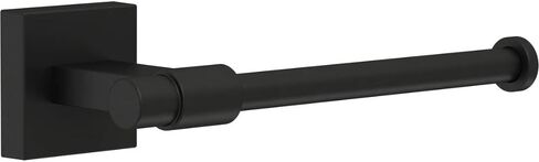 Franklin Brass Maxted (1-Pack) Toilet Paper Holder Matte Black Tissue Roll Holder for Bathroom Organization and Storage European Single Post Toilet Tissue Holder Wall Bathroom Accessories MAX51-FB in Kuwait