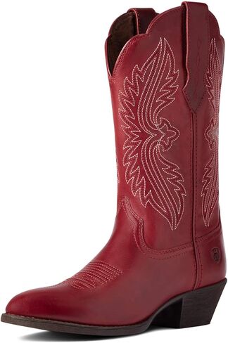 ARIAT BMVY9 HERITAGE R TOE Stretchfit Western Boot Brown 6.5 in Kuwait