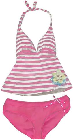 صيف 2 قطعة الشاطئ بيكيني مجموعة y2k مثير طباعة الأزهار الرسن in Kuwait