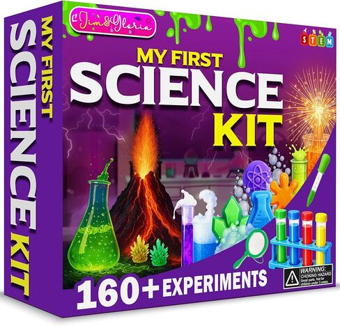 Jim&Gloria Science Kits for Kids Age 5-7 8-12 Year Old Birthday Gifts for Girls Boys, Learning & Educational Toys, Stem Toys, Chemistry Set, Science Experiments for Kids Volcano Projects in Kuwait