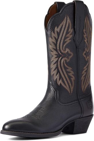 ARIAT BMVY9 HERITAGE R TOE Stretchfit Western Boot Brown 6.5 in Kuwait
