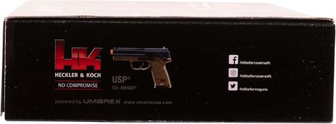 HK Heckler & Koch USP CO2 Powered 6mm BB Pistol Airsoft Gun, Standard Action, Dark Earth Brown in Saudi Arabia