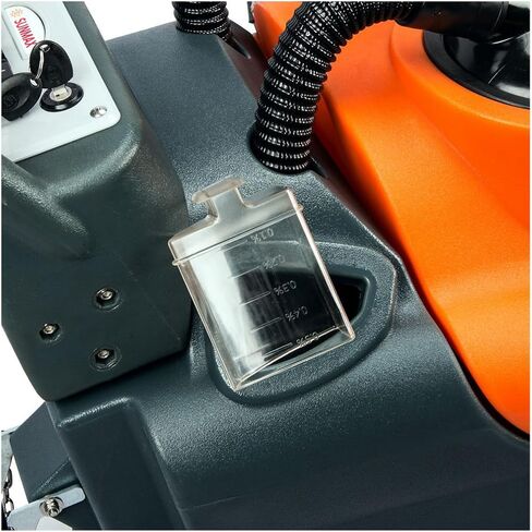 22" Walk-Behind Floor Scrubber Dryer Machine, 13.2/14.5-Gal Dual Tanks, 30,000 Sq Ft/h, Lithium Battery, 3.5-Hour Fast Charging, Commercial Hard Floor Cleaner for Tile, Vinyl, Epoxy & Concrete in Kuwait