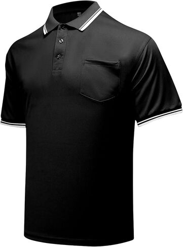 قميص بولو VKT Umpire بأكمام قصيرة، زي بيسبول لكرة البيسبول، مقاس مناسب لحماية الصدر in Kuwait