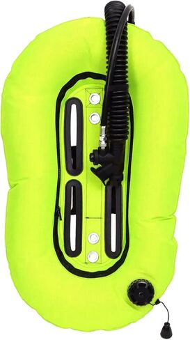 Diving Snorkeling Donut Wing Single Tank,Scuba BCD Set,Diver Gear,for Freediving, Yellow in Kuwait