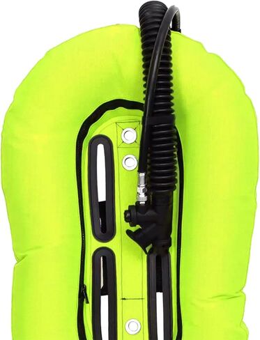 Diving Snorkeling Donut Wing Single Tank,Scuba BCD Set,Diver Gear,for Freediving, Yellow in Kuwait