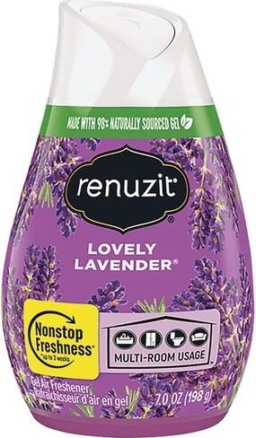 Renuzit, Lovely Lavender Gel Air Freshener, 7 Ounce in Kuwait