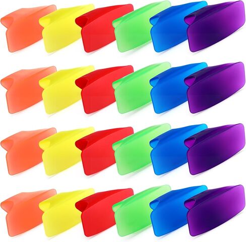 LemonRoad 12 Pack Toilet Bowl Deodorizer Rim Hanger Air Freshener Fruity Scent Toilet Bowl Fresheners for Bathroom Car Wardrobe (Bright Color) in Kuwait
