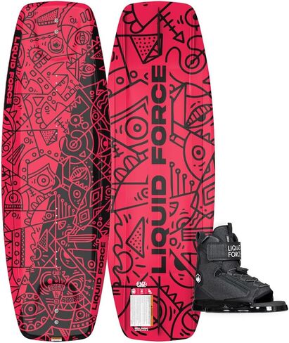 Liquid Force Origin Fs 120 Wakeboard w/ Rant 12T-5Y Jr. Bindings in Saudi Arabia