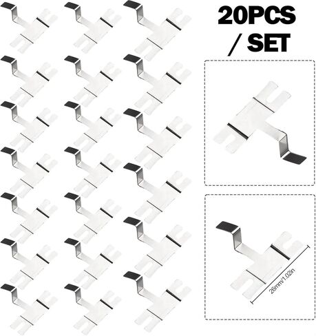 20 حزمة من صفائح النيكل الفولاذية المطلية بالنيكل لحام البقعة، بطول 2.6 سم، لتجميع حزمة البطارية في بطاريات الليثيوم وNiMH in Kuwait