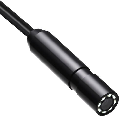 Happybuy 1920P HD Endoscope Camera: Equipped with 8 Adjustable LEDs, 10FT Semi-Rigid Cable, 2X Zoom. Waterproof for Automotive, Plumbing & More! in Saudi Arabia