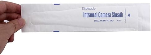 100PCS Disposable Intraoral Camera Sheath, Dental Endoscope Protective Film Sleeves Dentista Tools Instrument in Saudi Arabia
