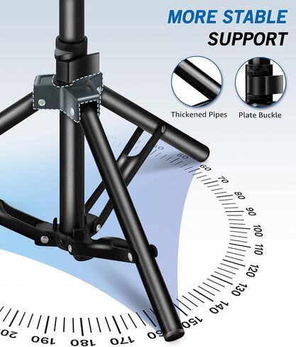 Selfie Stick Tripod, Lusweimi 63" Professional Phone Tripod with Wireless Remote, Portable Travel Tripod Stand Compatible with iPhone Android for Selfie/Video Recording/Live Streaming/Vlogging in Kuwait