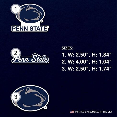 Desert Cactus Penn State University Acrylic Magnet 3 Pack PSU Nittany Lions Decorative Design Officially Licensed (Magnet Set A) in Saudi Arabia
