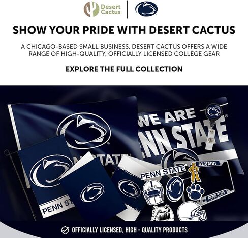 Desert Cactus Penn State University Acrylic Magnet 3 Pack PSU Nittany Lions Decorative Design Officially Licensed (Magnet Set A) in Saudi Arabia