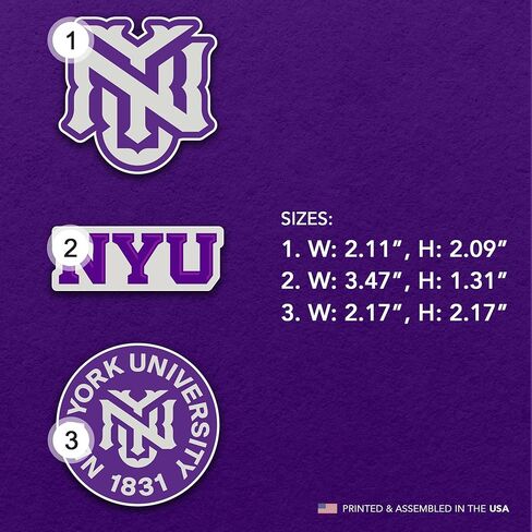 Desert Cactus New York University Acrylic Magnet 3 Pack NYU Violets Decorative Design Officially Licensed (Magnet Set A) in Saudi Arabia