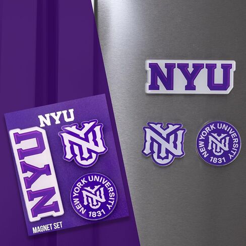 Desert Cactus New York University Acrylic Magnet 3 Pack NYU Violets Decorative Design Officially Licensed (Magnet Set A) in Saudi Arabia
