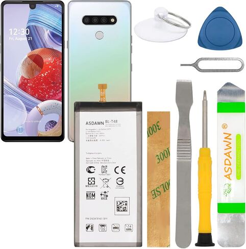 ASDAWN BL-T37 for LG Stylo 4 Battery Replacement, for LG V40 ThinQ LM-V405UA and LG Stylo 4 Q710 Q710AL Q710TS Q710MS Q710CS Q710US EAC63958201 with Repair Tool Parts + Installation Instruction in Saudi Arabia