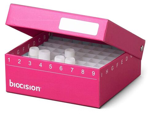 صندوق CryoBox المفصلي من Biocision، 81 مكانًا، وردي 5PK in Saudi Arabia