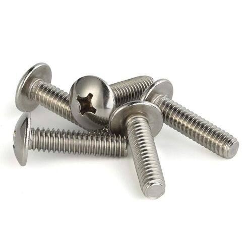 Mellewell #8-32 x 3/4" Truss Head Machine Screws, Full Thread, 18-8 Stainless Steel, Quantity 100 in Saudi Arabia
