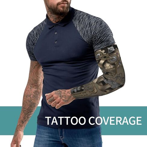 Steampunk Mechanical Gears Arm Sleeves For Men Women Sun Protection Arm Sleeves Cover Compression Cooling Sleeves in Saudi Arabia