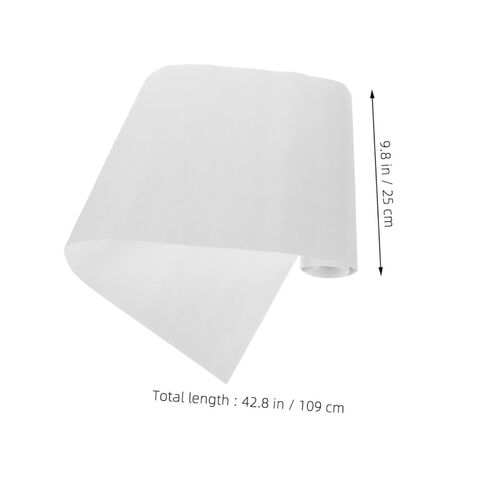 VANZACK Longboard Skateboard Grip Tape 109cm White Anti Skid Adhesive Sandpaper for Scooter and Roller Skates Outdoor Non Slip Friction Tape in Saudi Arabia