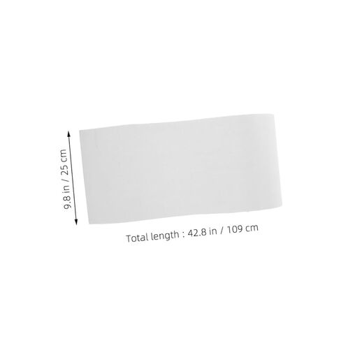 Skateboard Grip Tape Longboard Grip Tape 109cm White Anti-Slip Waterproof Sandpaper for Scooter Traction Outdoor Stairs Safety in Saudi Arabia