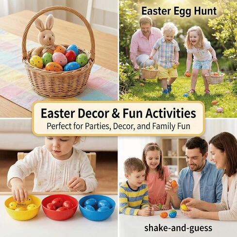 7 قطع من هزازات بيض عيد الفصح الموسيقية للأطفال - ألعاب إيقاعية غير سامة، بيض بلاستيكي ملون لحشو سلة عيد الفصح، هدايا الحفلات، هدايا تعلم الموسيقى الحسية للأطفال الصغار in Kuwait