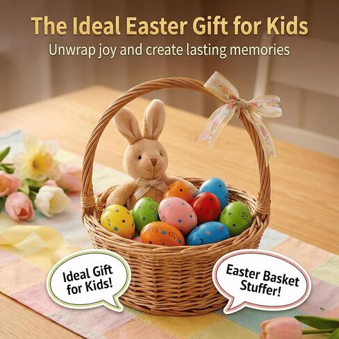 7 قطع من هزازات بيض عيد الفصح الموسيقية للأطفال - ألعاب إيقاعية غير سامة، بيض بلاستيكي ملون لحشو سلة عيد الفصح، هدايا الحفلات، هدايا تعلم الموسيقى الحسية للأطفال الصغار in Kuwait