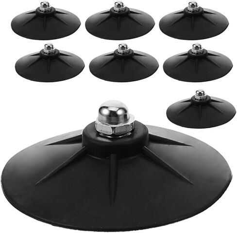 TEHAUX 8pcs Rubber Suction Cups Boxing Bag Accessories Strong Base for Freestanding Punching Bag Boxing Replacement Parts for Stable Fixing in Saudi Arabia
