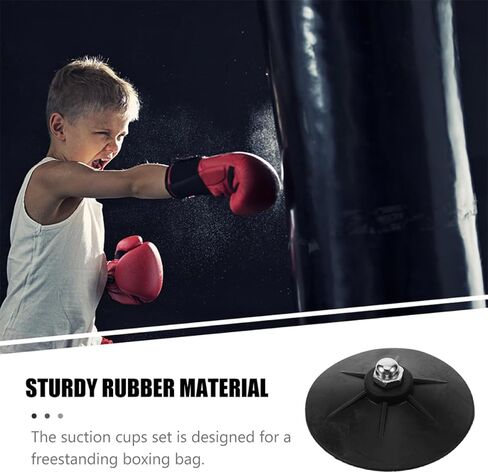 TEHAUX 8pcs Rubber Suction Cups Boxing Bag Accessories Strong Base for Freestanding Punching Bag Boxing Replacement Parts for Stable Fixing in Saudi Arabia