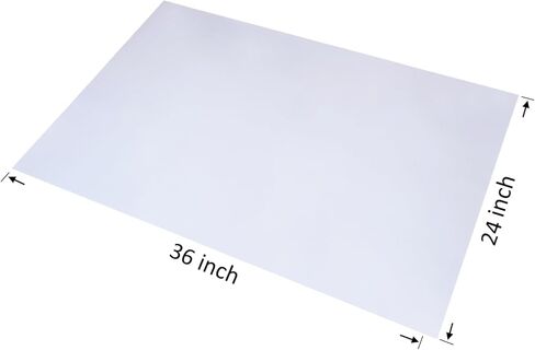 أكياس Wowfit 10 قيراط مقاس 24 × 36 بوصة من البلاستيك الشفاف المسطح المفتوح، 1.6 مل من الدرجة الغذائية - رائعة لمقاومة الخبز، والملصقات، والمخططات، والأعمال الفنية، والقماش، والوسائد، وأغطية الأثاث، والمزيد in Kuwait