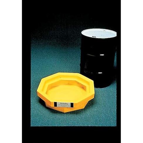 صينية UltraTech 1045 من البولي إيثيلين بدون شبكة، سعة 22.8 جالون، ضمان لمدة 5 سنوات، أصفر in Kuwait