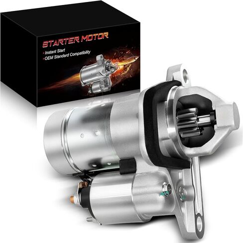Starter Motor Compatible for:-Nissan Sentra Cube Juke NV200, for:-Chevy City Express, 1.4KW 12V 10Teeth Clockwise, Arranque para Carro Replace# 23300-EN200R, 17982N, 23300-EN20A in Kuwait