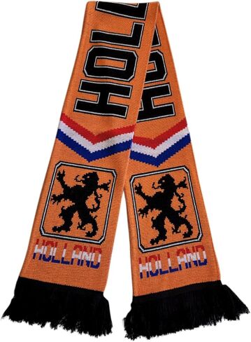 Holland Scarf | Soccer Fan Scarf | Premium Acrylic Knit in Saudi Arabia